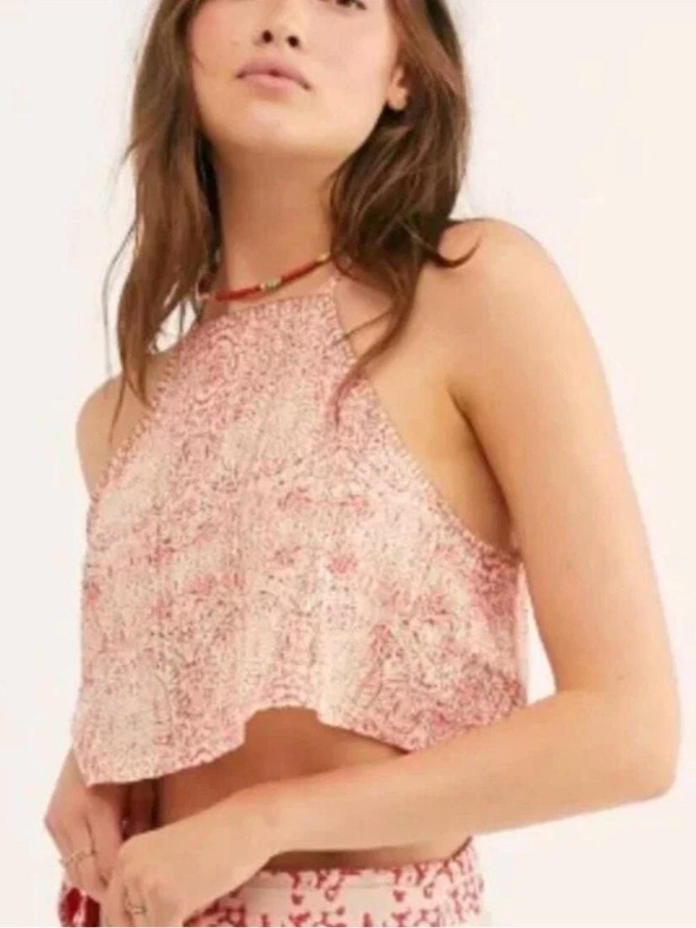 NWT Free People Wrapped Around You Crop Tank Top Xs